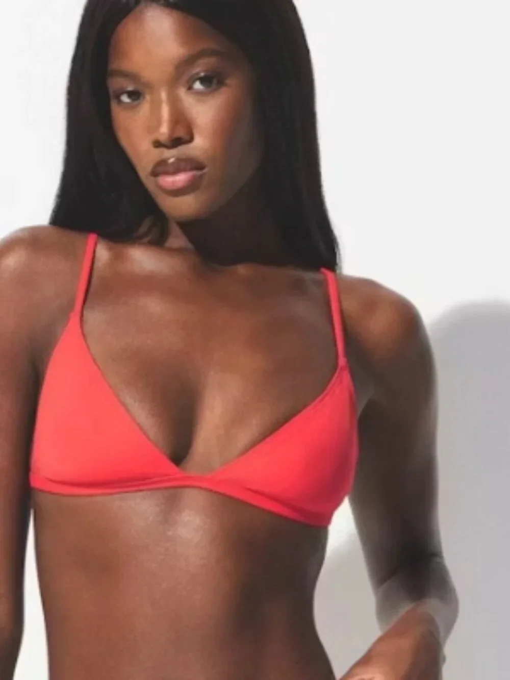 SKIMS ICONIC TRIANGLE BIKINI TOP